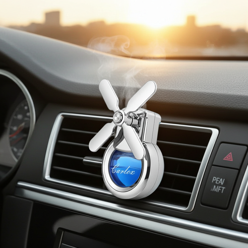 Car Air Freshener Aromatherapy Diffuser – Clip-On Vent, 4 Scents